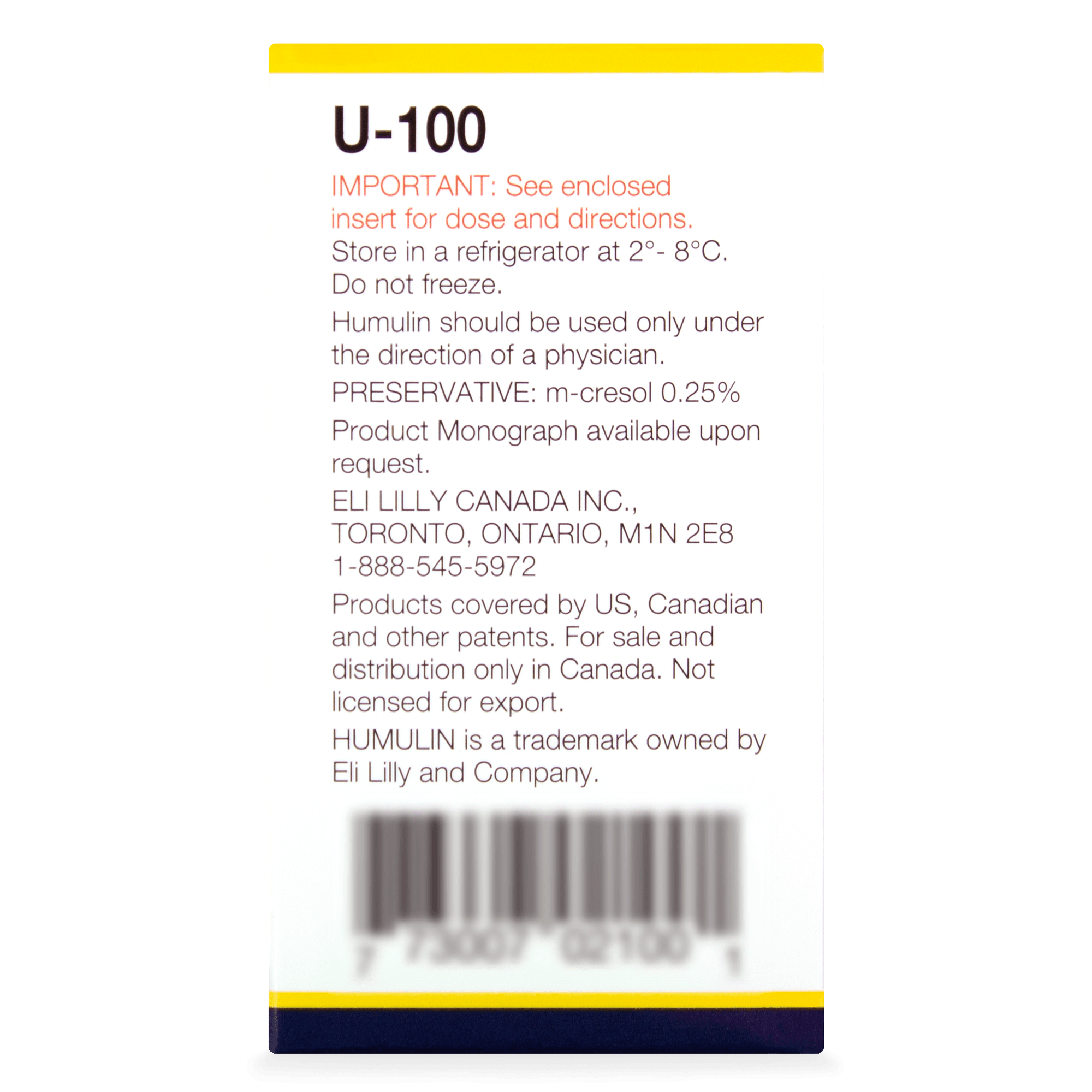 Humulin R Vial 4 Humulin R Vial - Image 4