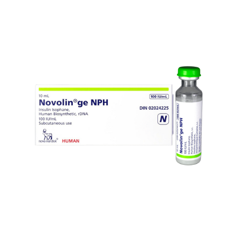 Novolin ge NPH Vial 1 NOVOLIN GE NPH VIALS 100 UNITS ML
