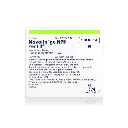 Novolin GE NPH Penfill Cartridge 3 Novolin GE NPH Penfill Cartridge (2)