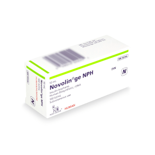 Novolin ge NPH Vial 4 Novolin GE NPH Vials (4)