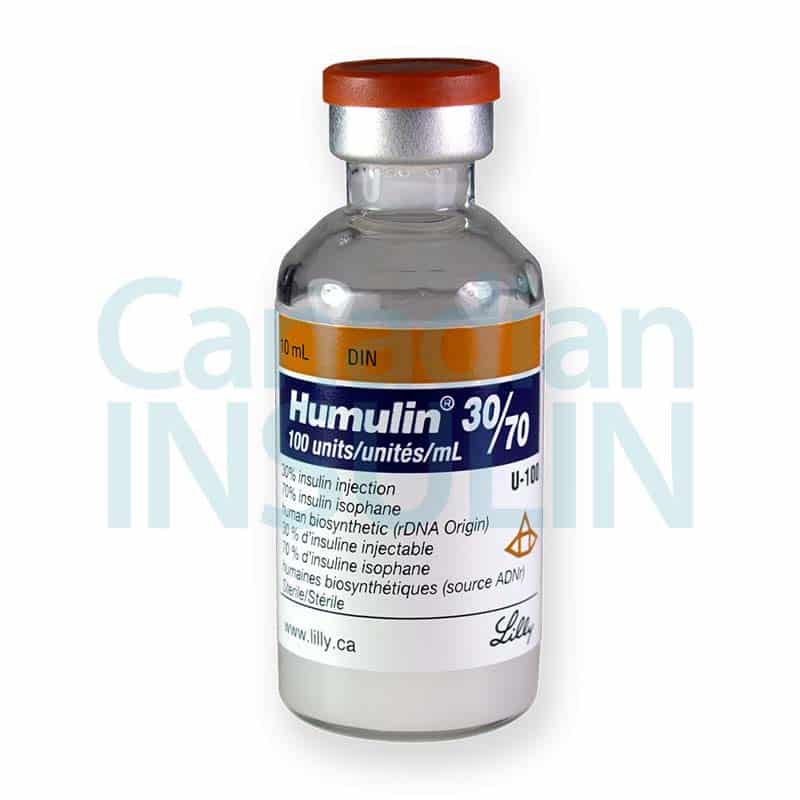 Humulin 30/70 Vial 5 humulin 30 70 vials