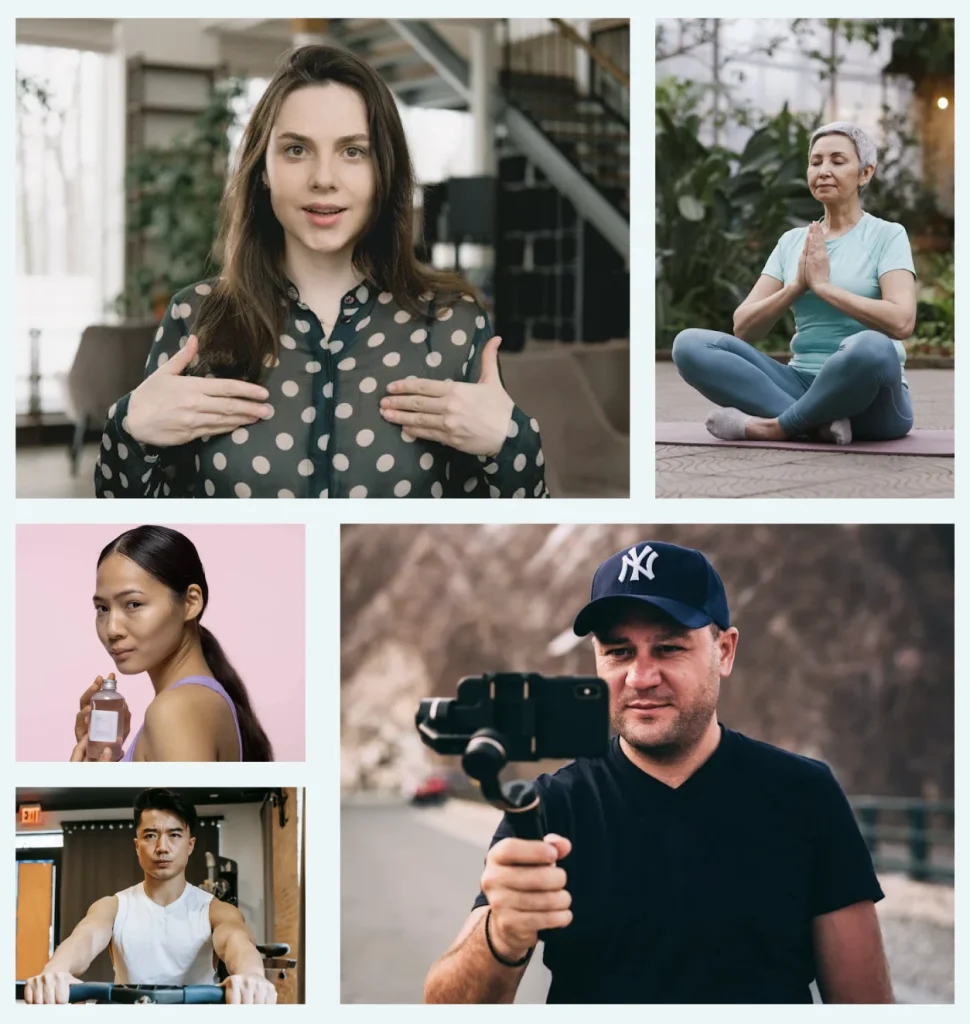 Influencers page hero